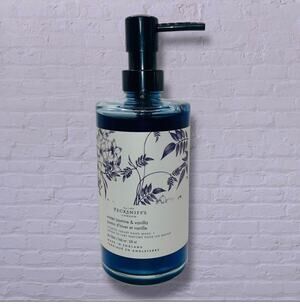 Pecksniffs England Winter Jasmine Vanilla Luxury Glass Bottle Hand Soap 16.9oz